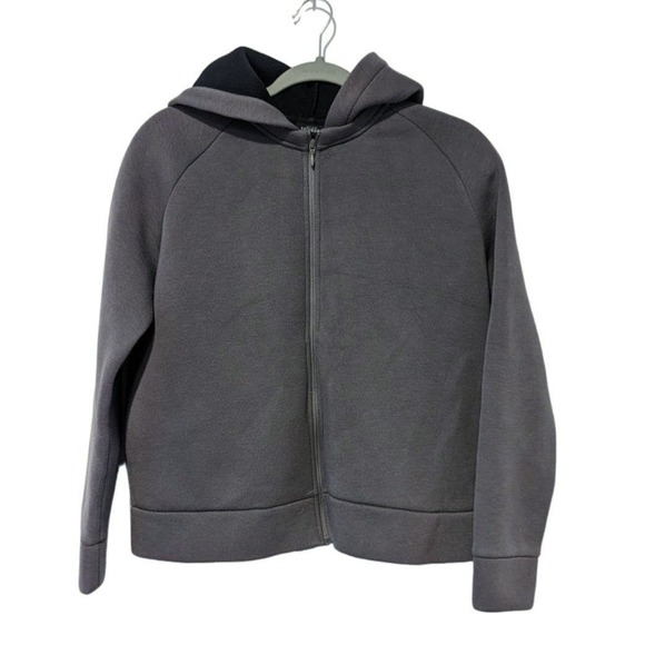kate spade Tops - Kate Spade Saturday Grey Full Zip Hoodie